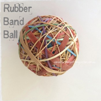 Next week...3 Easy Steps to Making a Rubber Band Ball