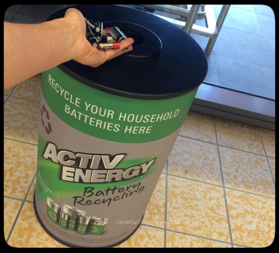 This weeks post is a continuation of the recycling theme and covers a lot of information, useful links and 'happy snaps' to help you divide and conquer household recycling. Where to correctly place aerosols, metal items and plastic bread bags, how to stop the delivery of phone books, order Council rubbish bins and dispose of your old washing machine for free.