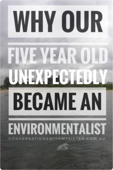 There are many conversations had between a Mother and Child - this one is the reason our five year old unexpectedly became a young little environmentalist and it's all thanks to the organisation called Take3. 
