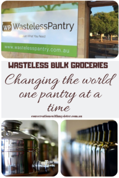 Introducing Amanda who, along with her business partner Jeannie, are adding the final touches to their new bulk grocery store the Wasteless Pantry in Western Australia. Here is an insight into how they share their knowledge on living a sustainable, simpler and easier existence; filing your life only with those good things you choose.