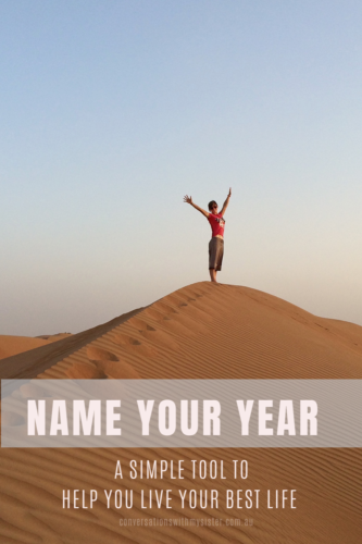 The annual tradition called Name Your Year is an empowering tool that will help you proudly look back at the year just gone with a feeling of complete contentment. Notice how much you have grown, appreciate the lessons you have learnt and celebrate the goals you have conquered.